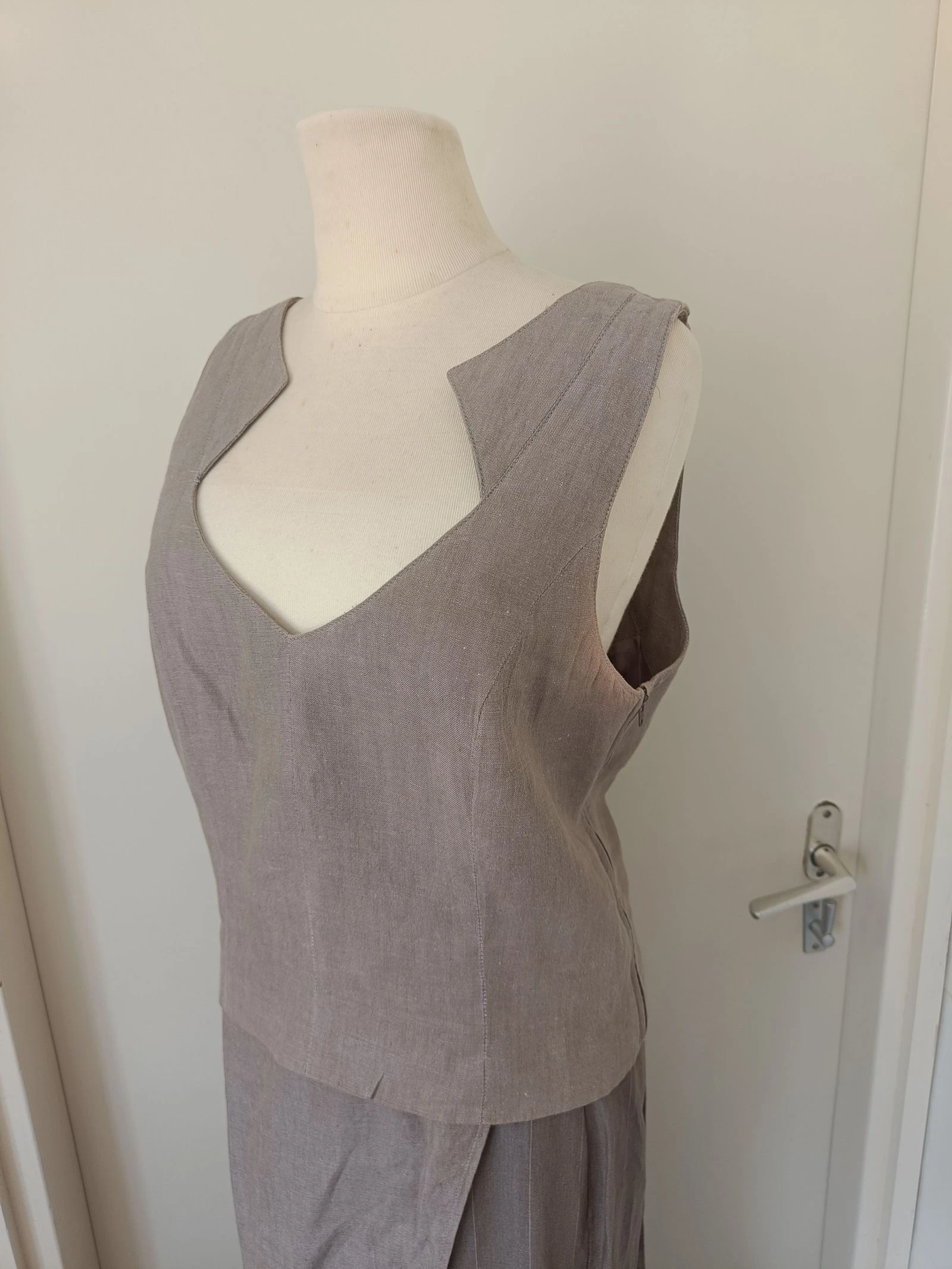 Adorável conjunto de linho de 3 peças da ZNJ – photo 6